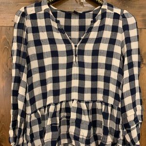 American Eagle Checkered Tunic